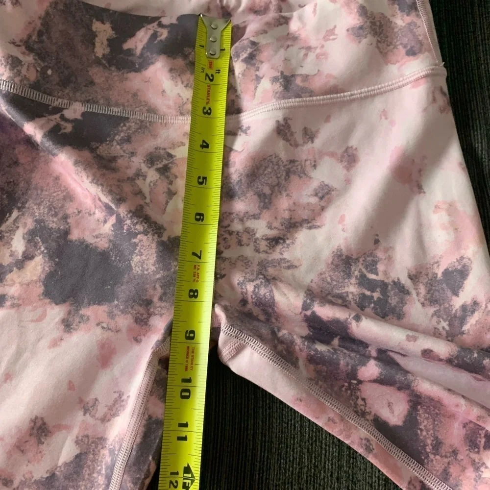 Athleta High Rise Chit Chat Tight Leggings Pink Tie-Dye Size 14 Extra Large
